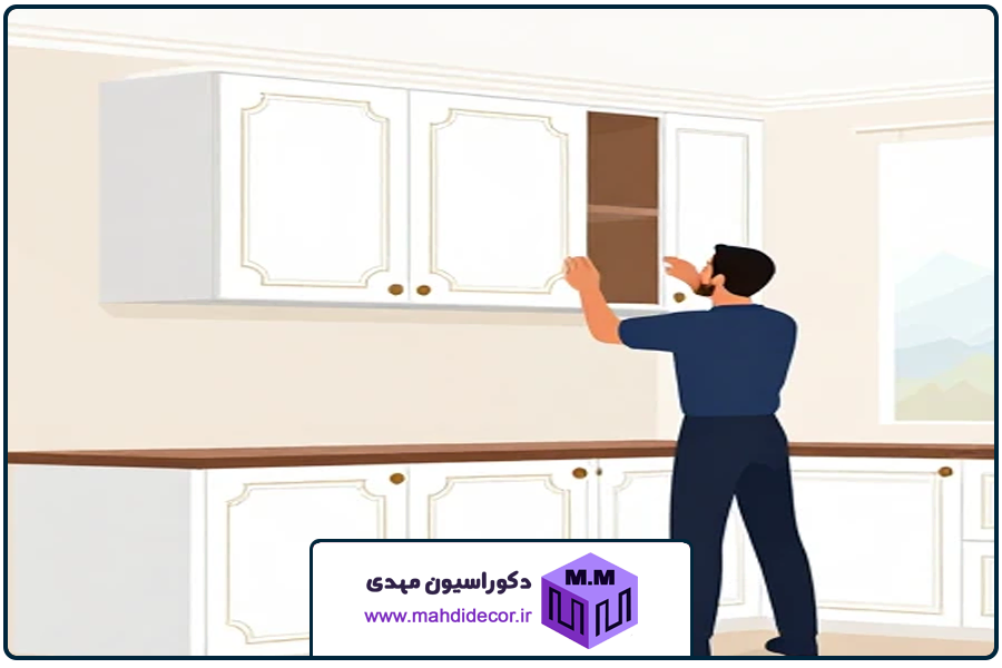 تصویر شاخص | نصب کابینت کلاسیک در شهرکرد