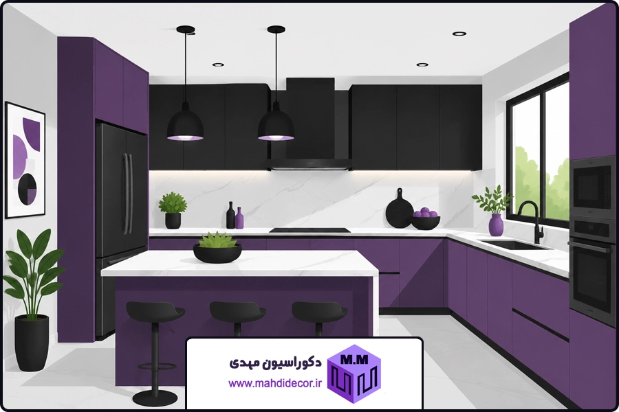 طراحی کلاسیک | بازسازی آشپزخانه شهرکرد