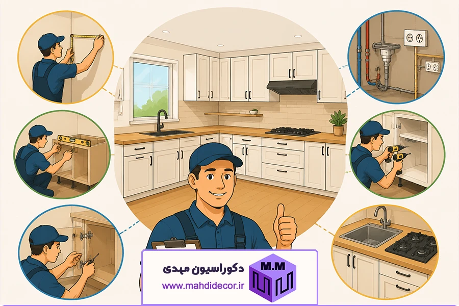 نصب کابینت آشپزخانه | جمع‌بندی